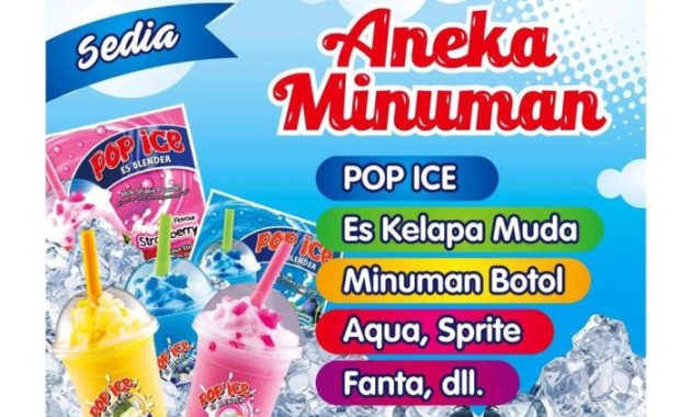 Contoh Desain Spanduk Pop Ice Panduan Lengkap