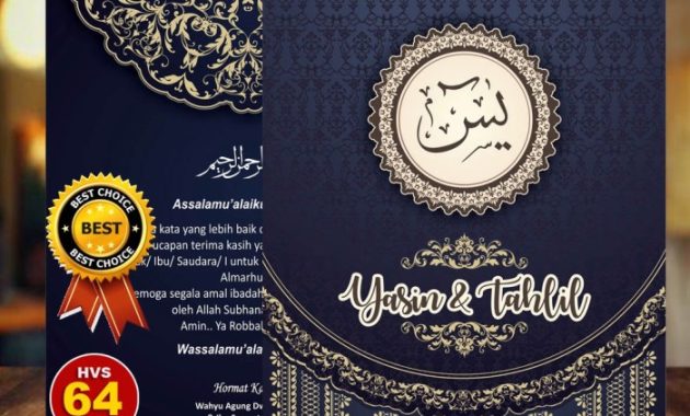 Contoh Desain Cover Buku Yasin Inspirasi dan Tren