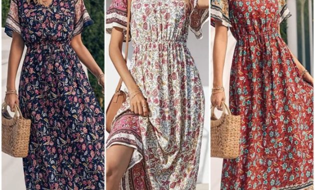 Bohemian Style Maxi Dress Ein umfassender Überblick