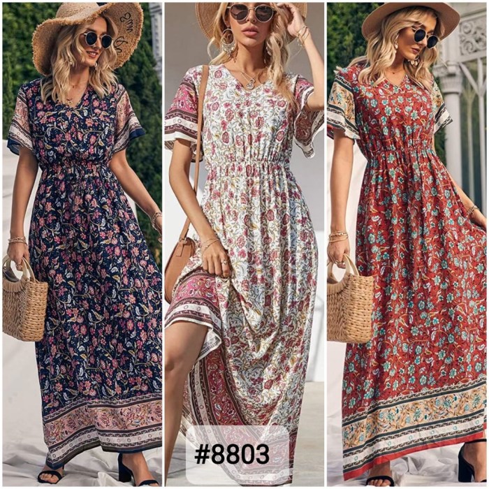 Bohemian style maxi dress