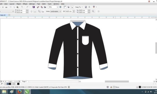 Contoh Desain Baju Corel Draw Panduan Lengkap